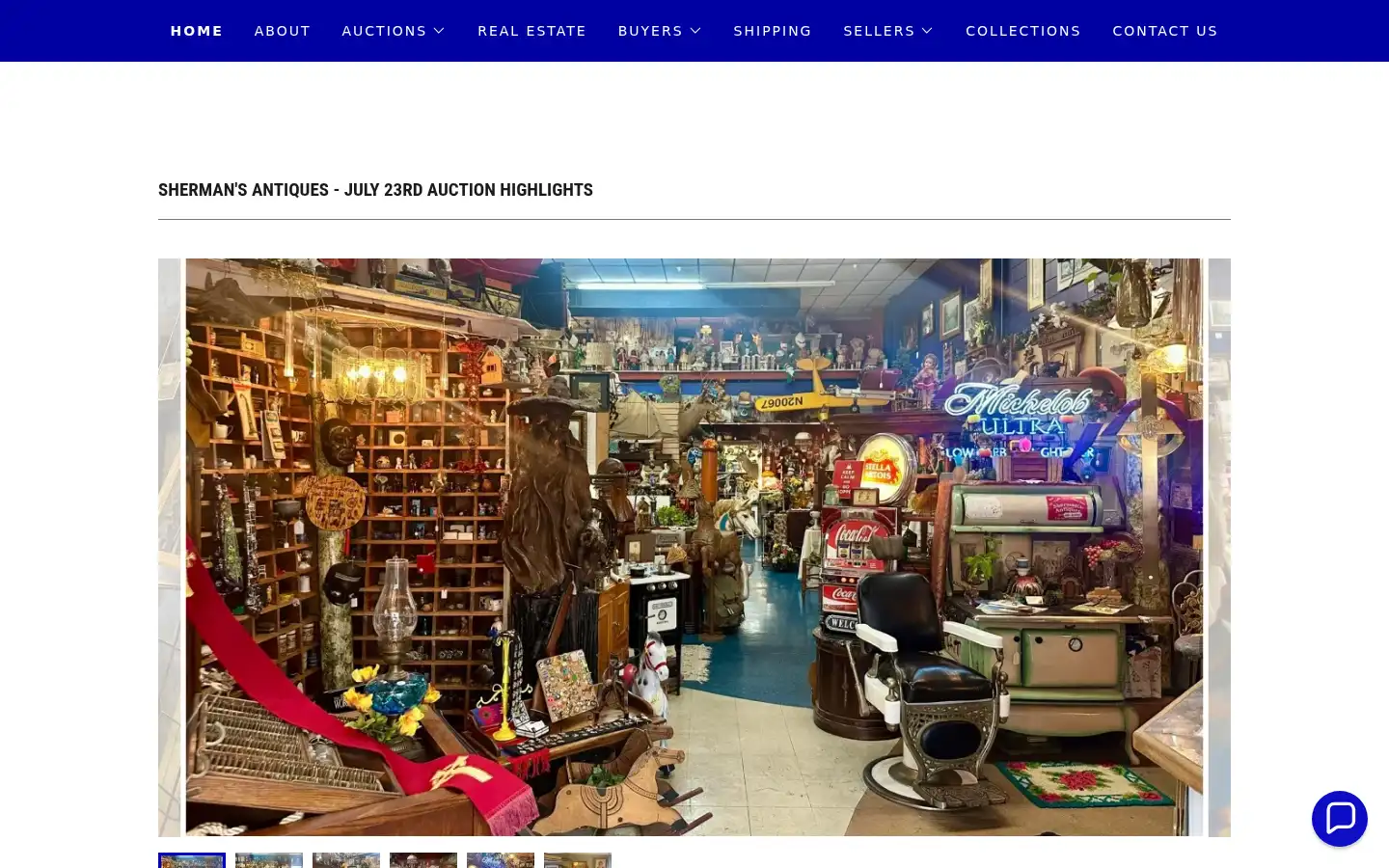 Screenshot of freedomauctions.com