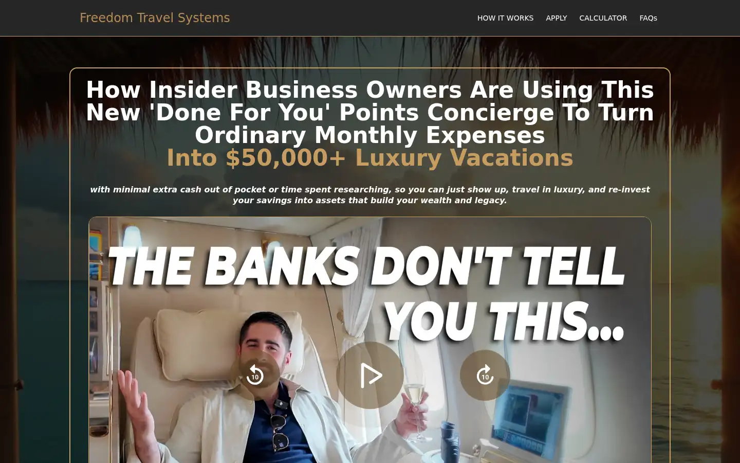 Screenshot of freedomtravelsystems.com