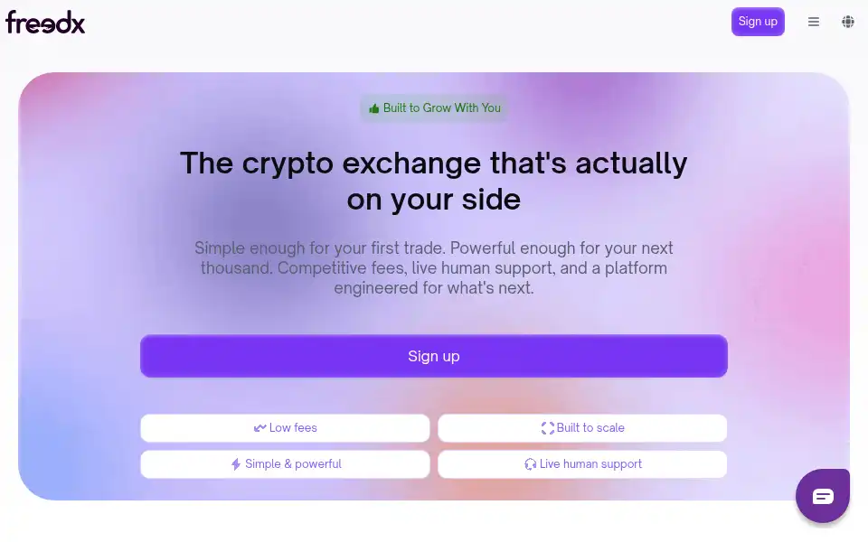 Screenshot of freedx.ai