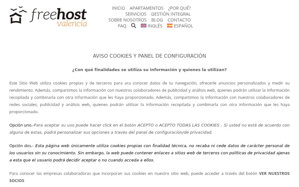 Screenshot of freehostvalencia.com
