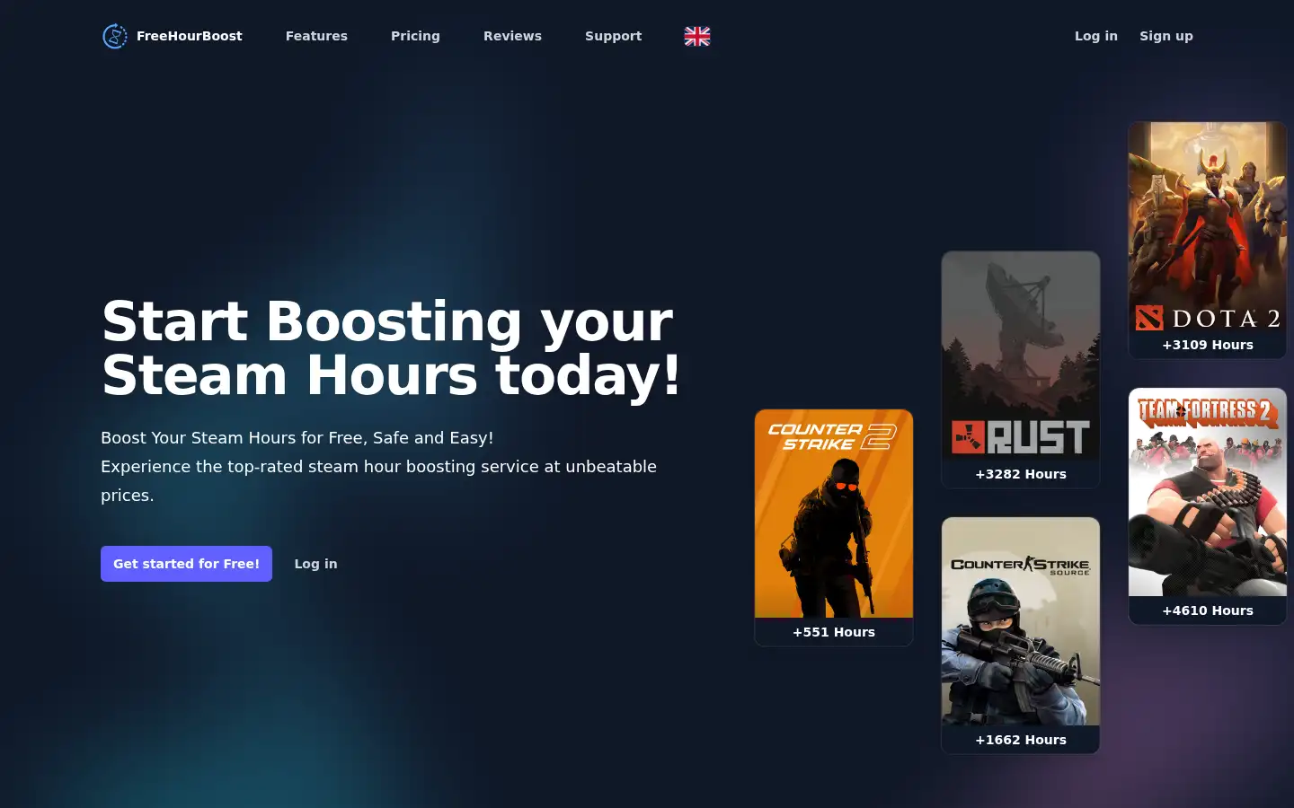 Screenshot of freehourboost.com