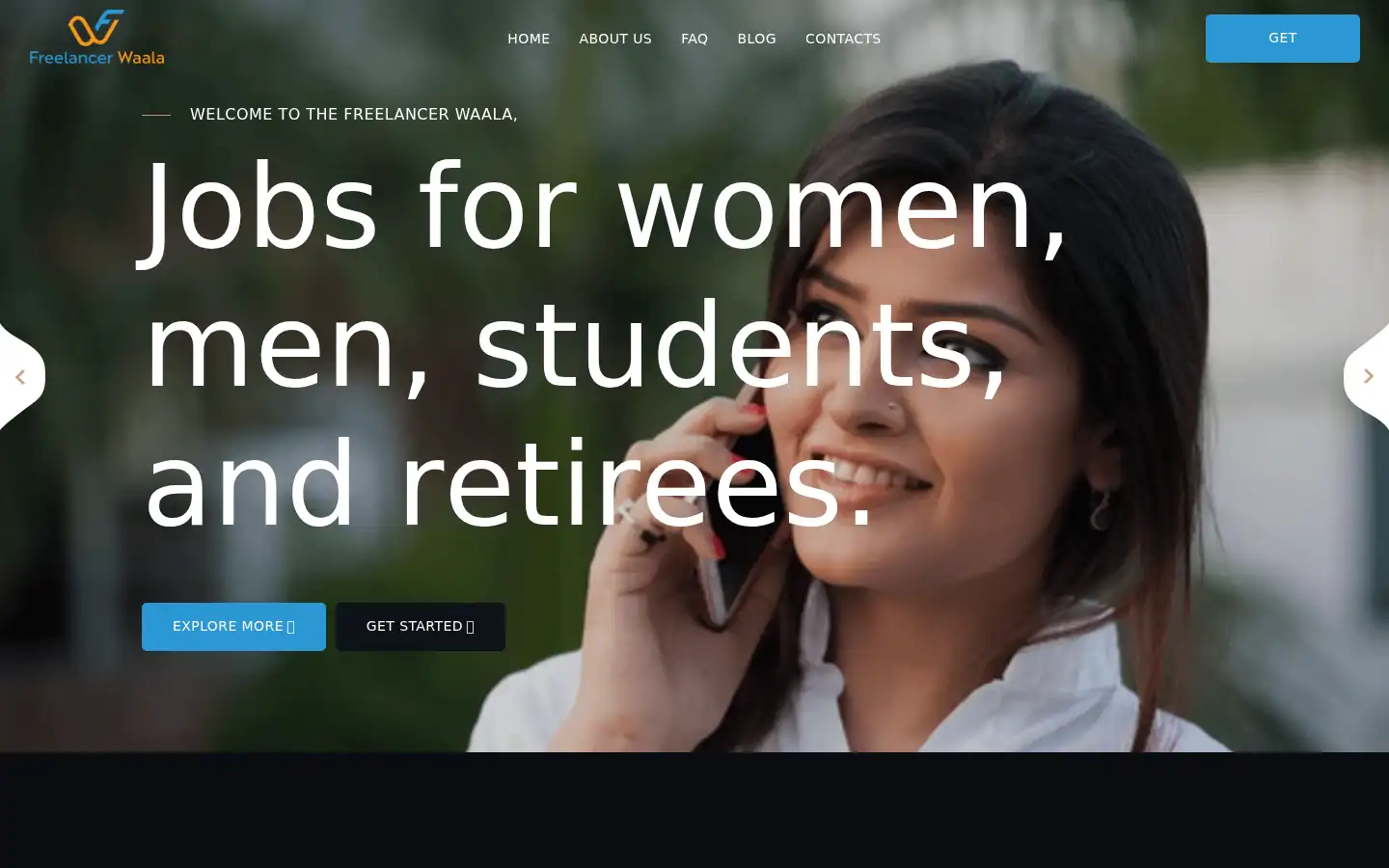 Screenshot of freelancerwaala.com