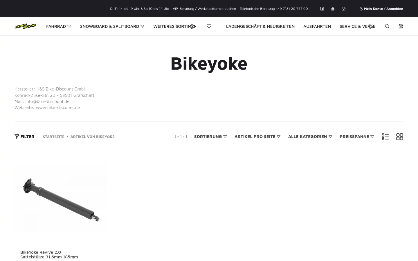 Screenshot of freeride-mountain.com