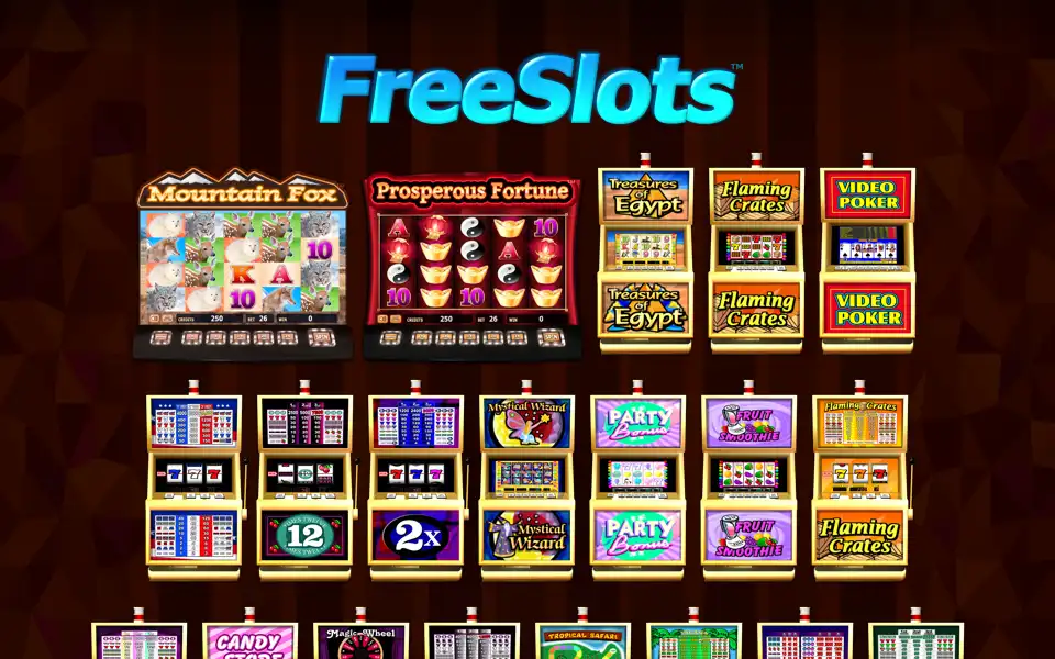 Screenshot of freeslots.com