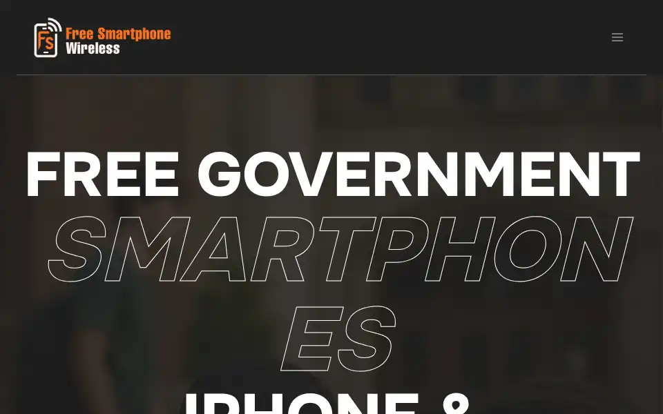 Screenshot of freesmartphonewireless.com
