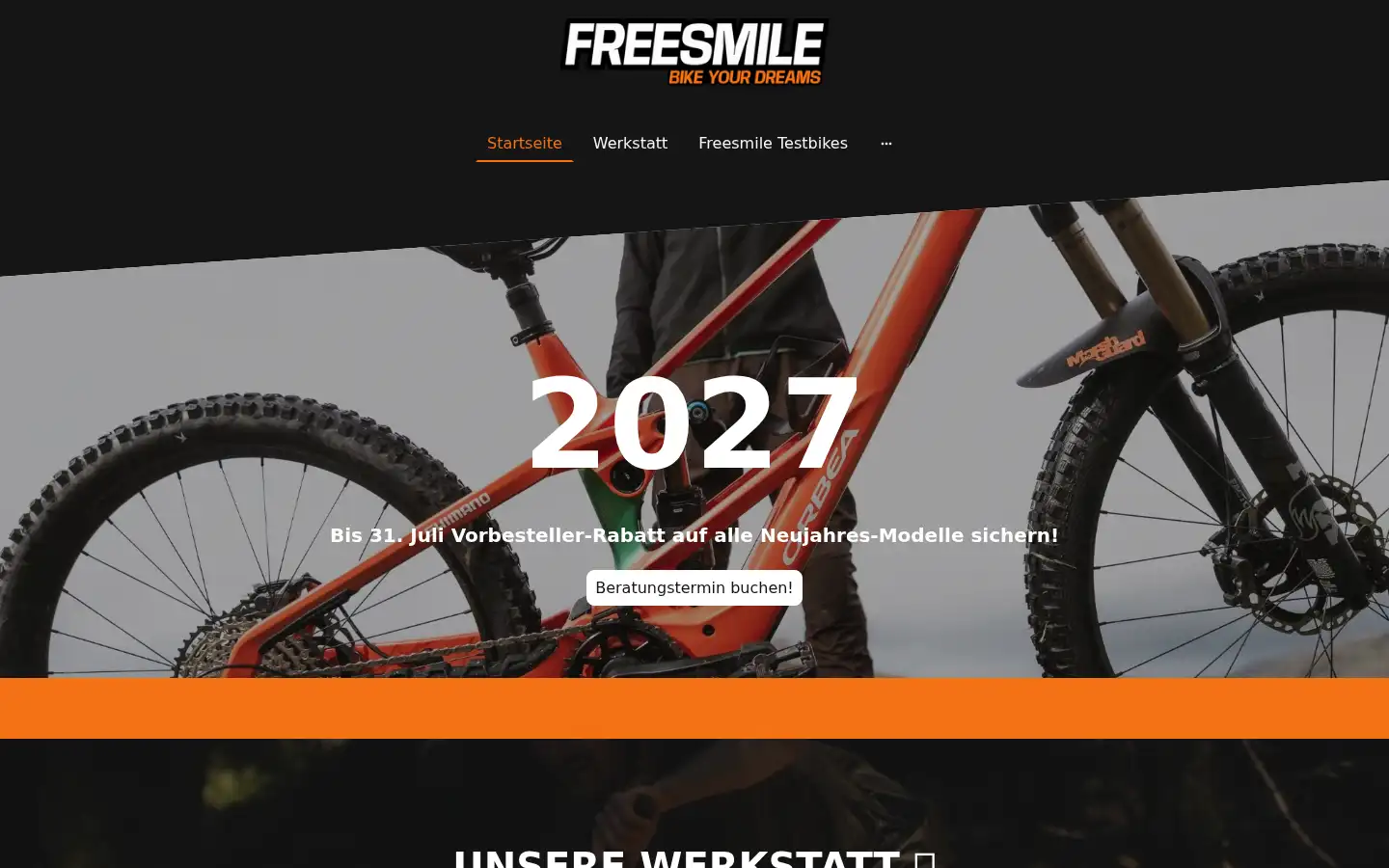 Screenshot of freesmile.de