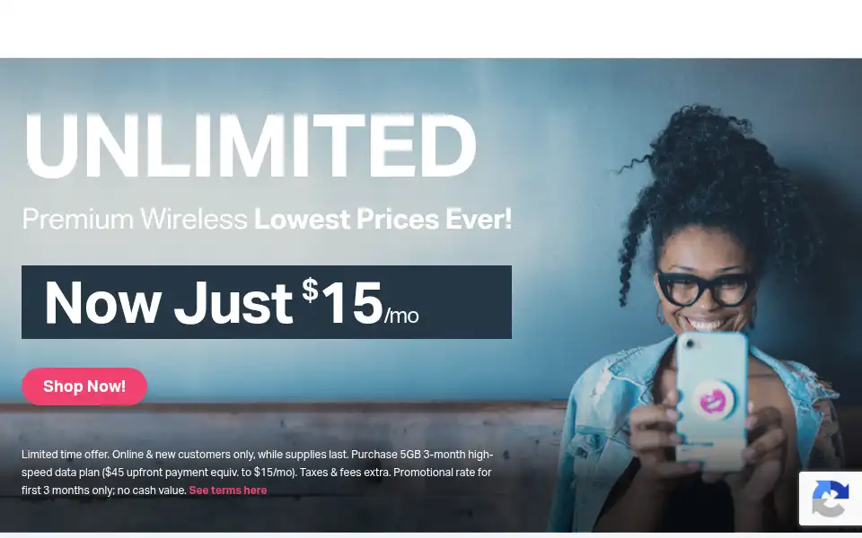 Screenshot of freeupmobile.com
