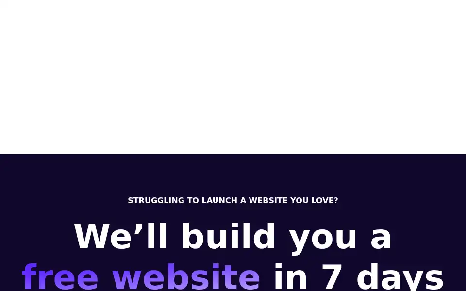 Screenshot of freeweblaunch.co.uk