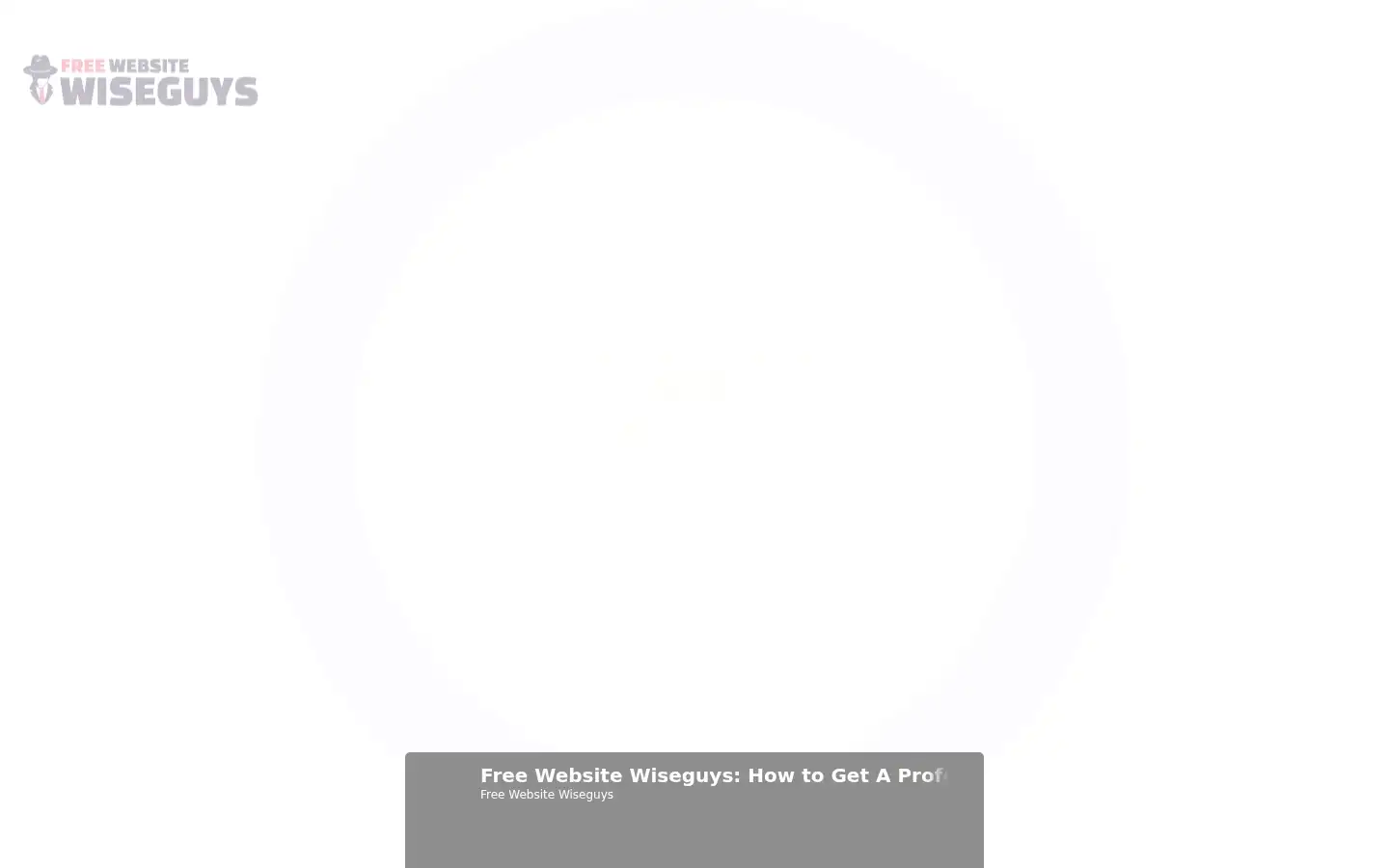 Screenshot of freewebsitewiseguys.com