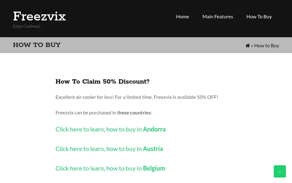 Screenshot of freezvix.com