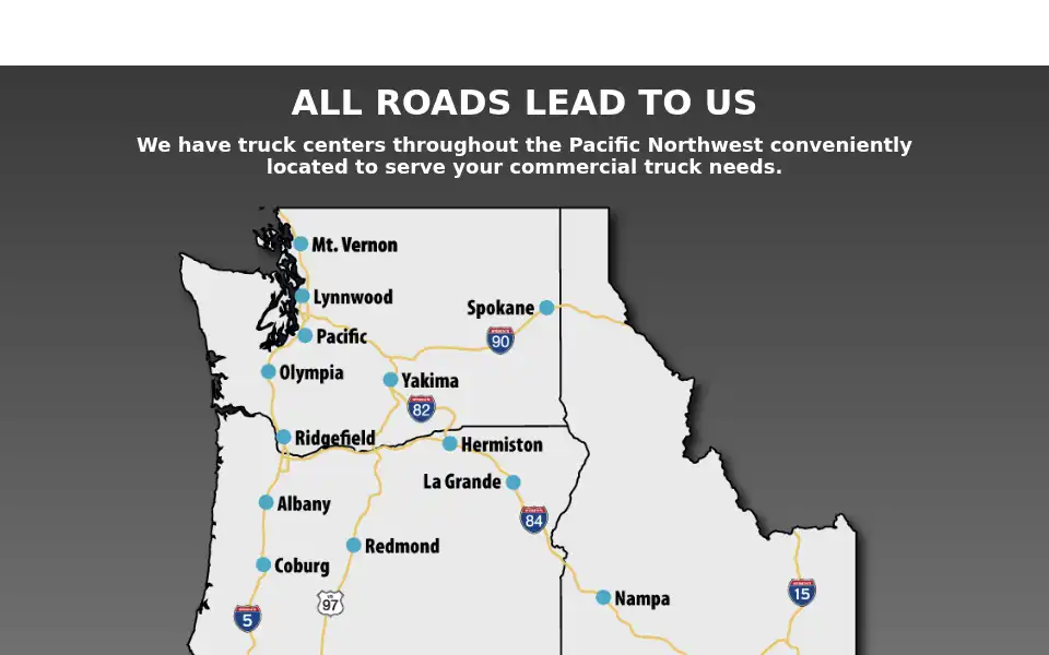 Screenshot of freightlinernorthwest.com