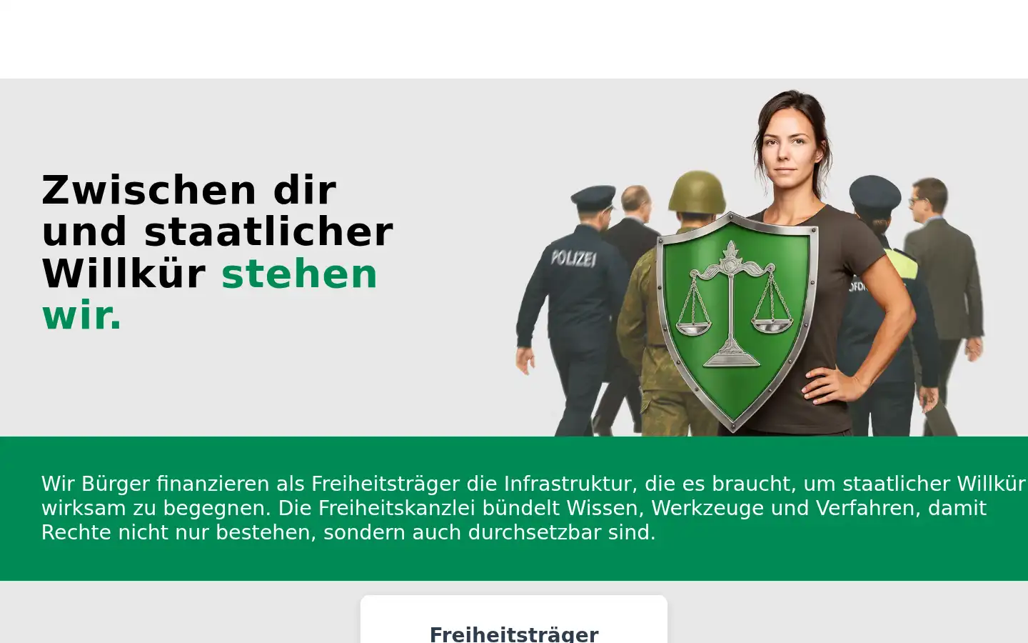 Screenshot of freiheitskanzlei.de