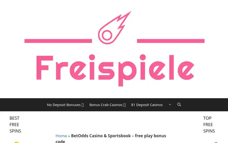 Screenshot of freispiele.org