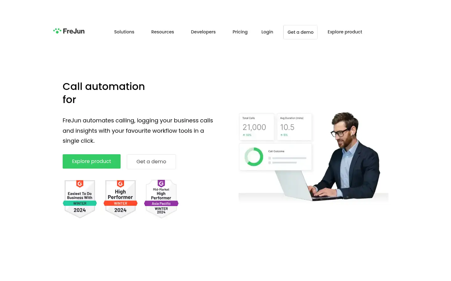Screenshot of frejun.com