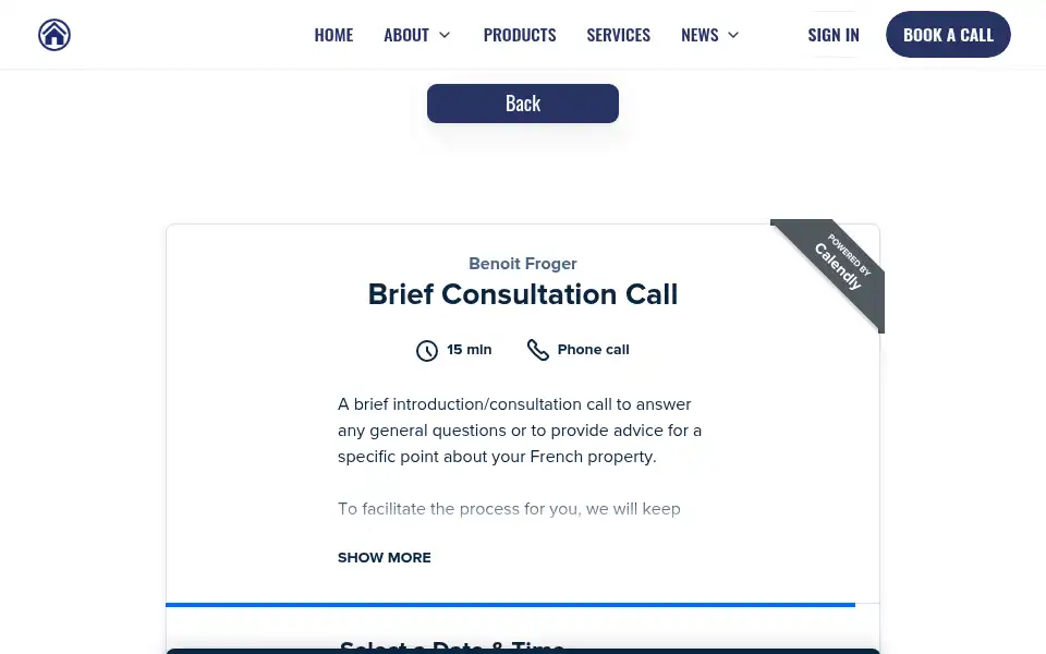 Screenshot of frenchpropertyconsulting.com