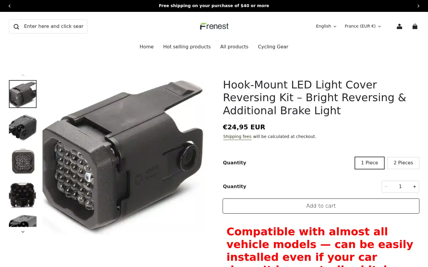 Screenshot of frenest.com