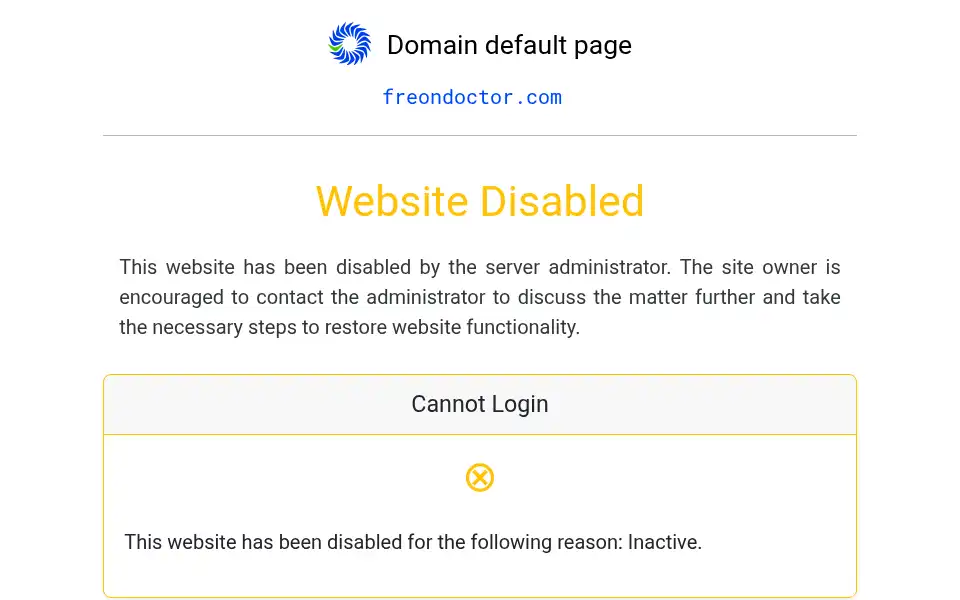 Screenshot of freondoctor.com