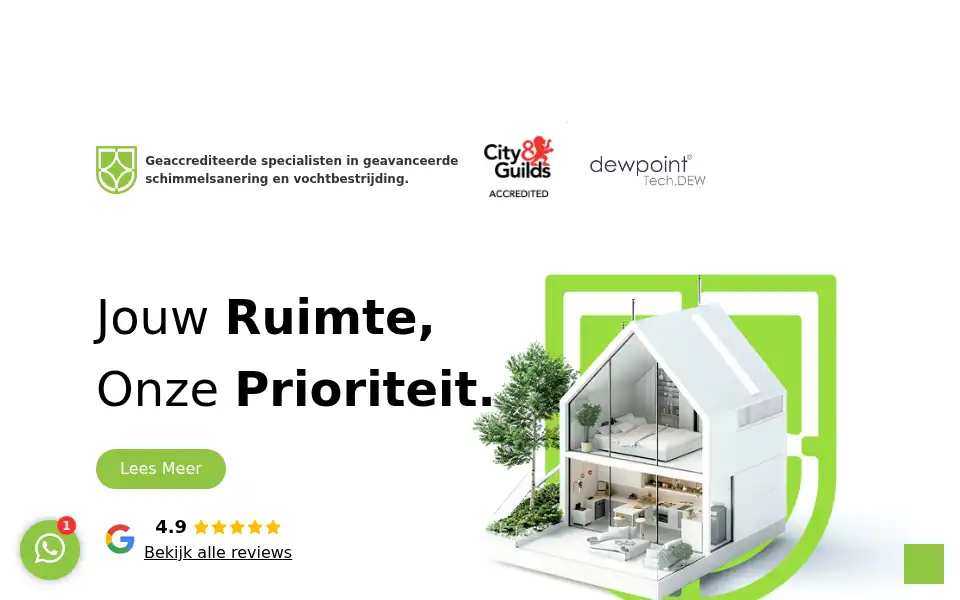 Screenshot of freshguard.nl