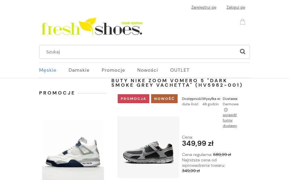 Screenshot of freshshoes.pl