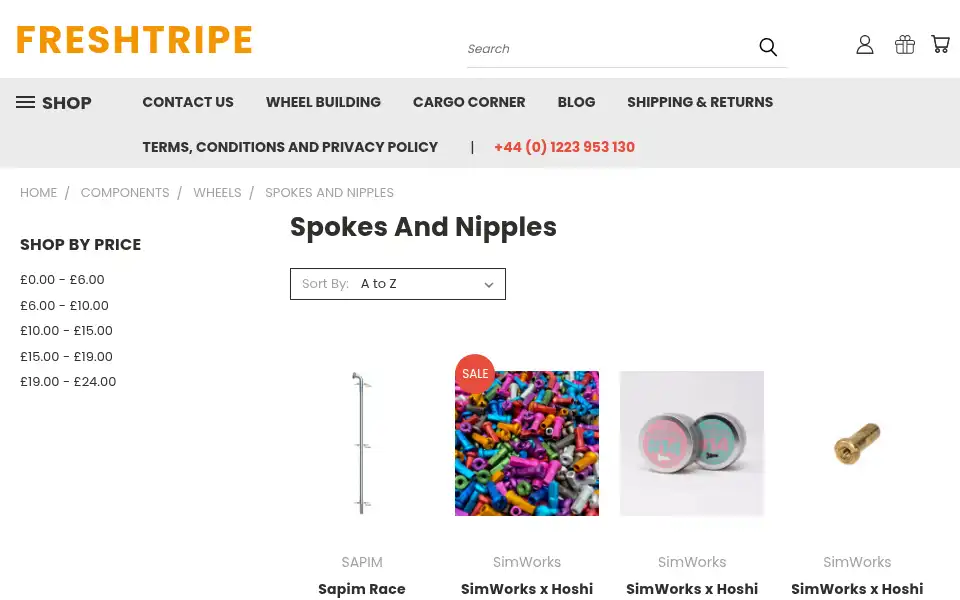 Screenshot of freshtripe.co.uk