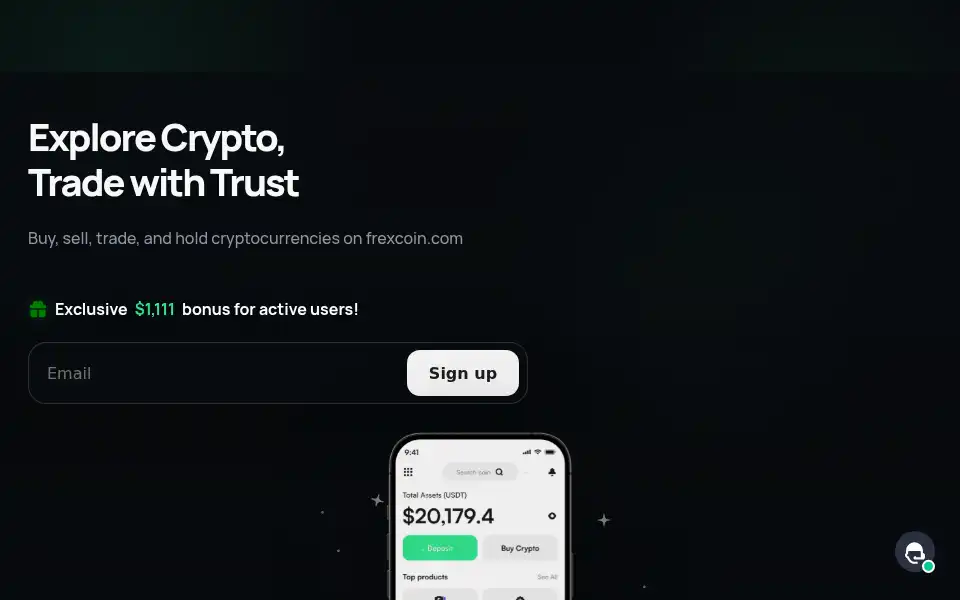 Screenshot of frexcoin.com