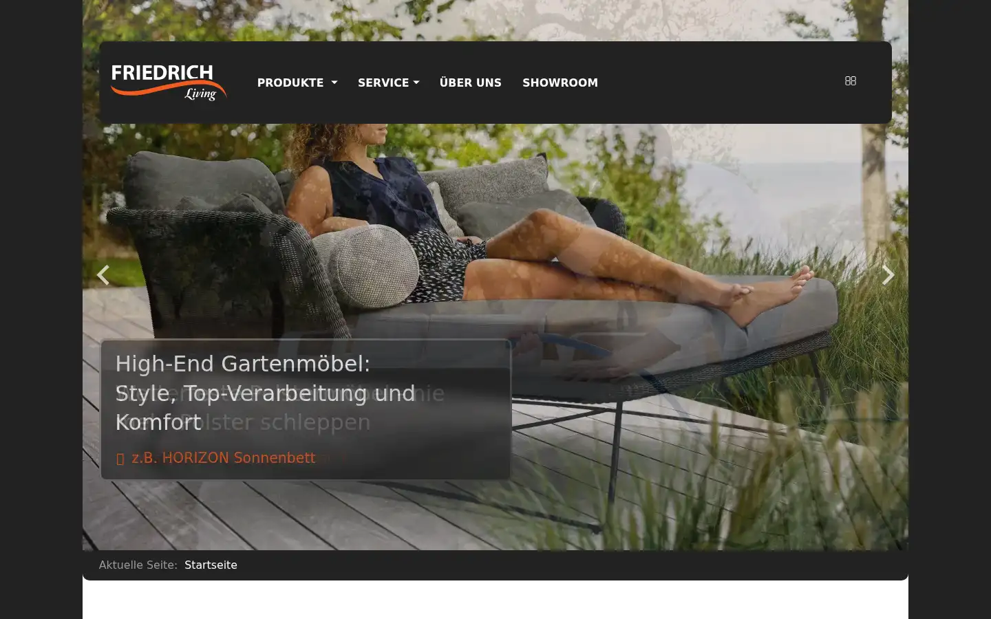 Screenshot of friedrich-living.de
