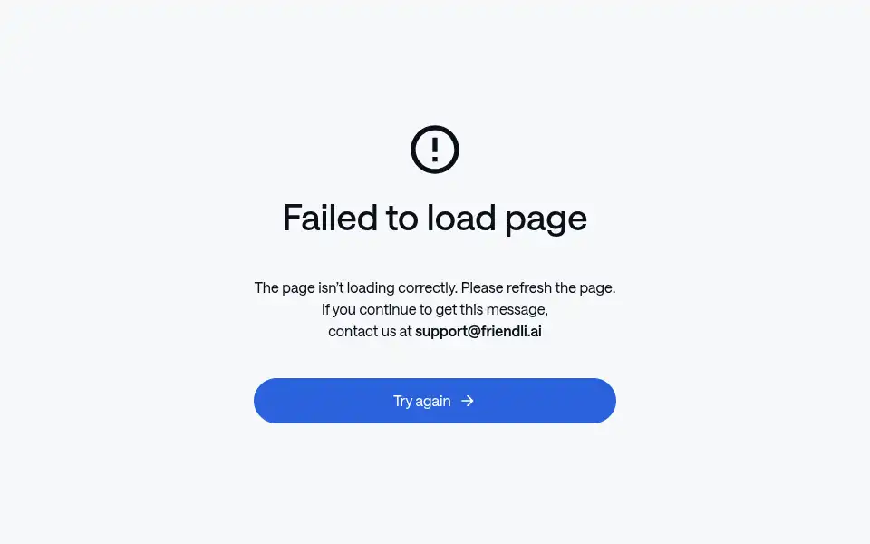 Screenshot of friendli.ai