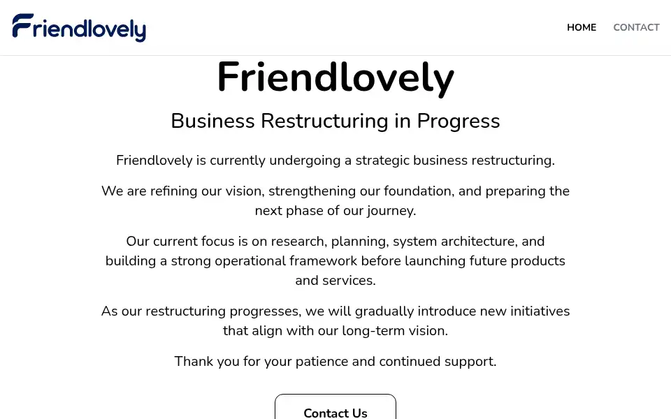 Screenshot of friendlovely.com