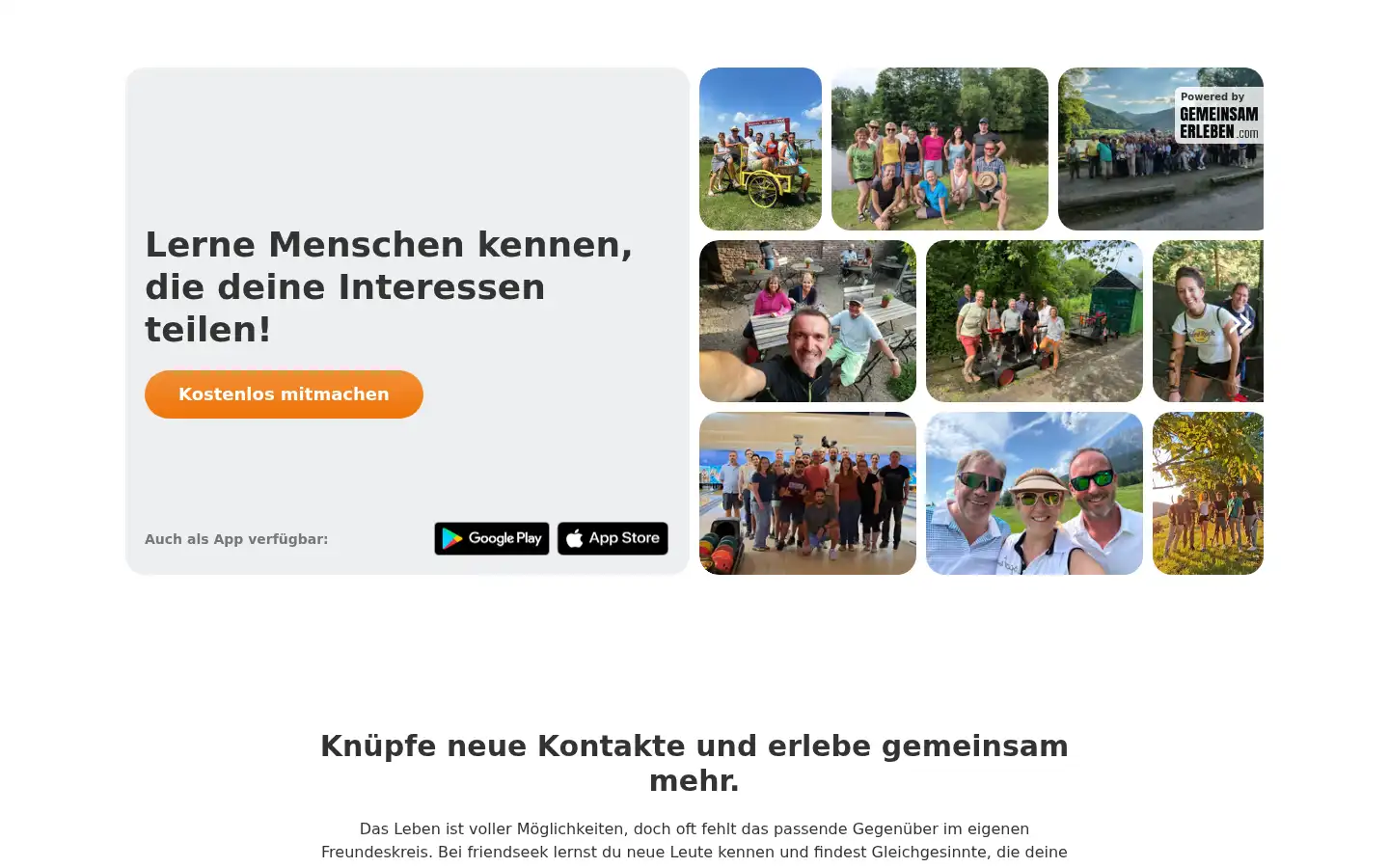 Screenshot of friendseek.com