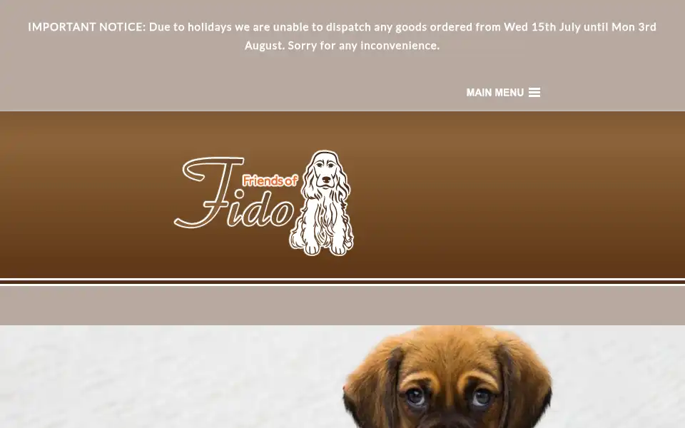 Screenshot of friendsoffido.co.uk