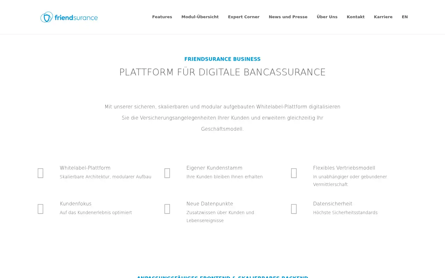 Screenshot of friendsurance.de