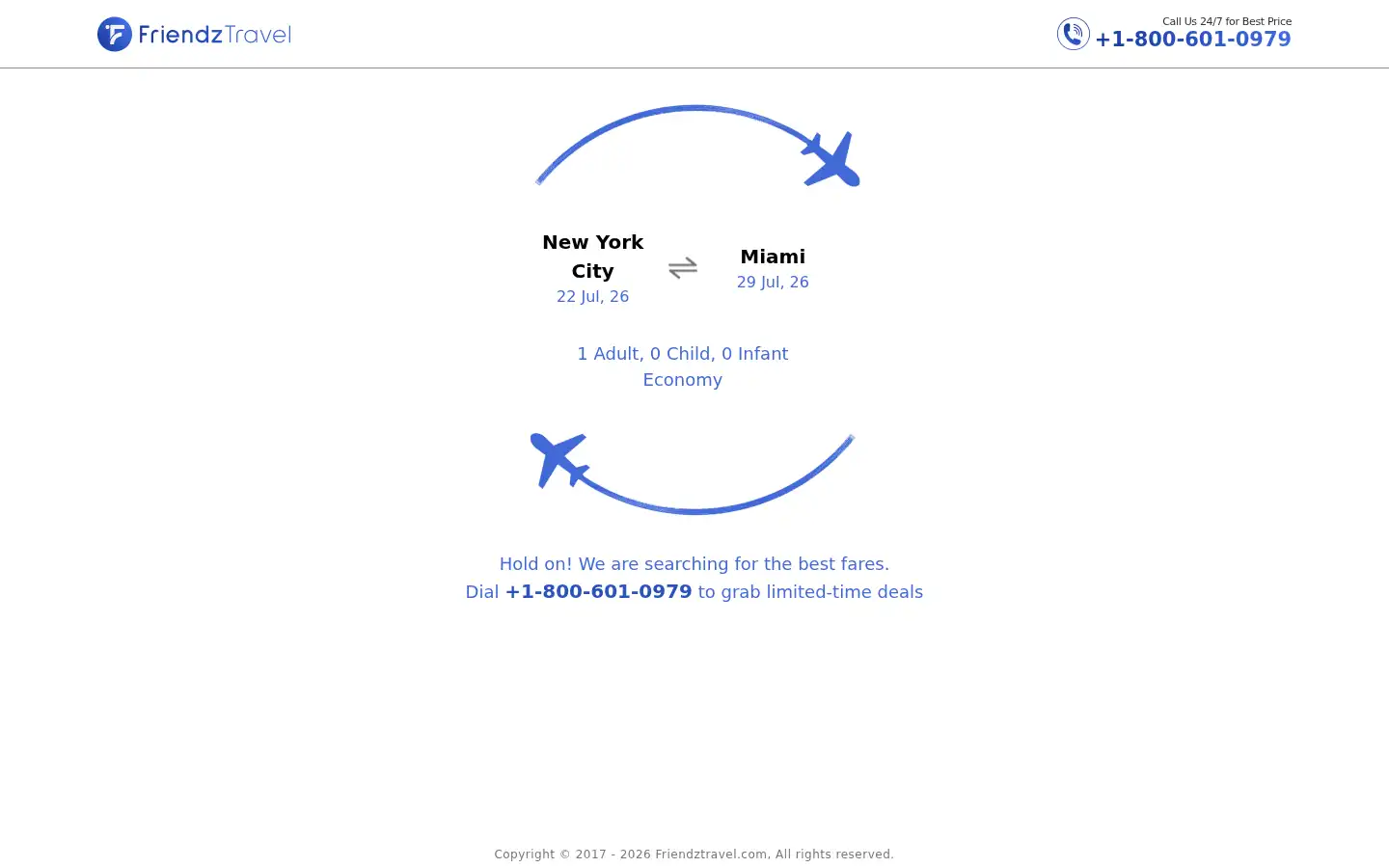 Screenshot of friendztravel.com