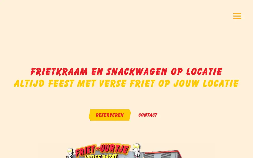 Screenshot of friet-uurtje.nl