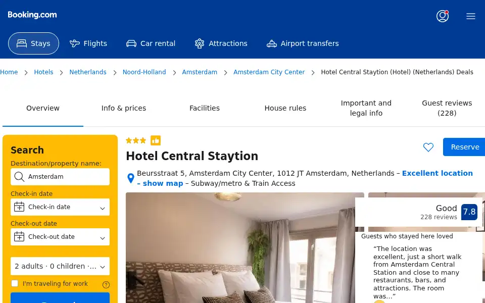Screenshot of frisco.tripcombined.com