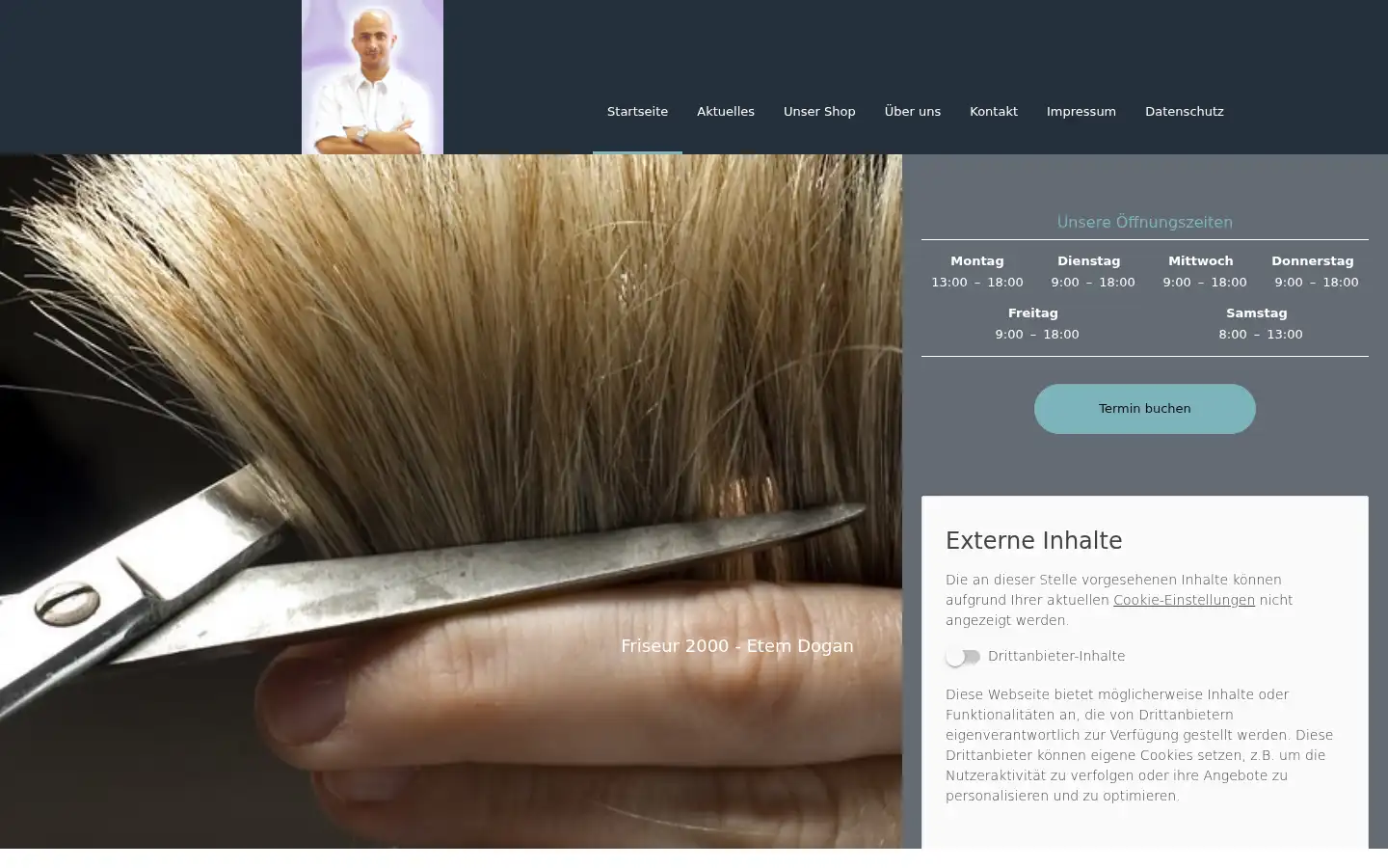 Screenshot of friseur-2000-bs.de