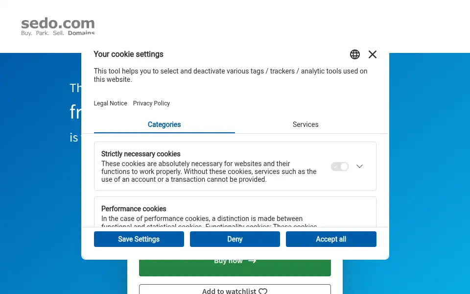 Screenshot of fritesveld.eu