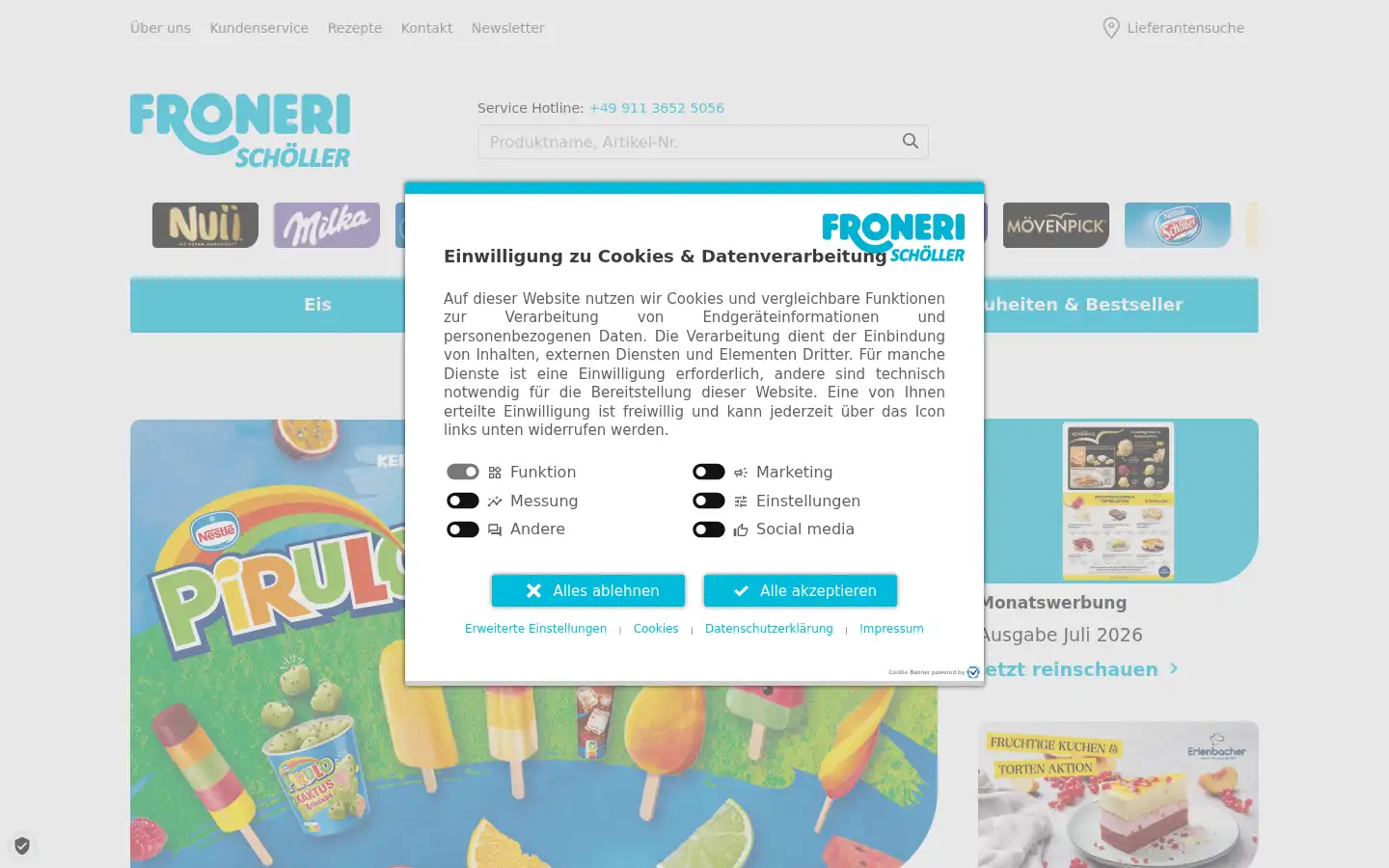 Screenshot of froneri-schoeller.de