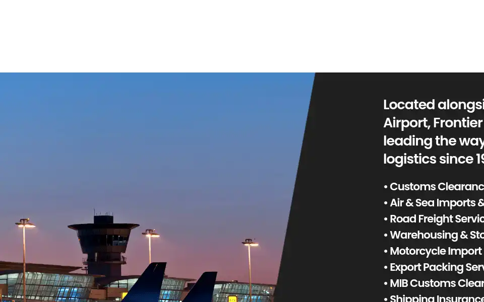 Screenshot of frontierforwarding.co.uk