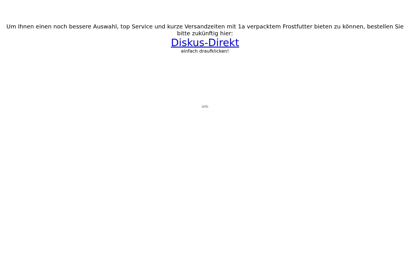 Screenshot of frostfutter-direkt.de