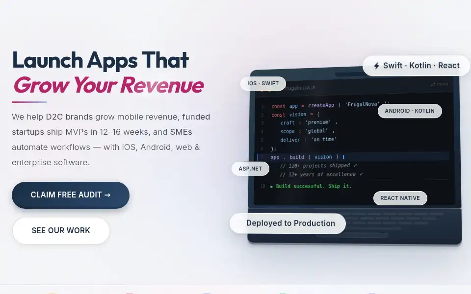 Screenshot of frugalnova.com