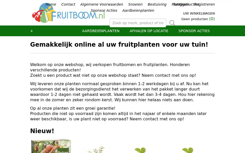 Screenshot of fruitboom.nl