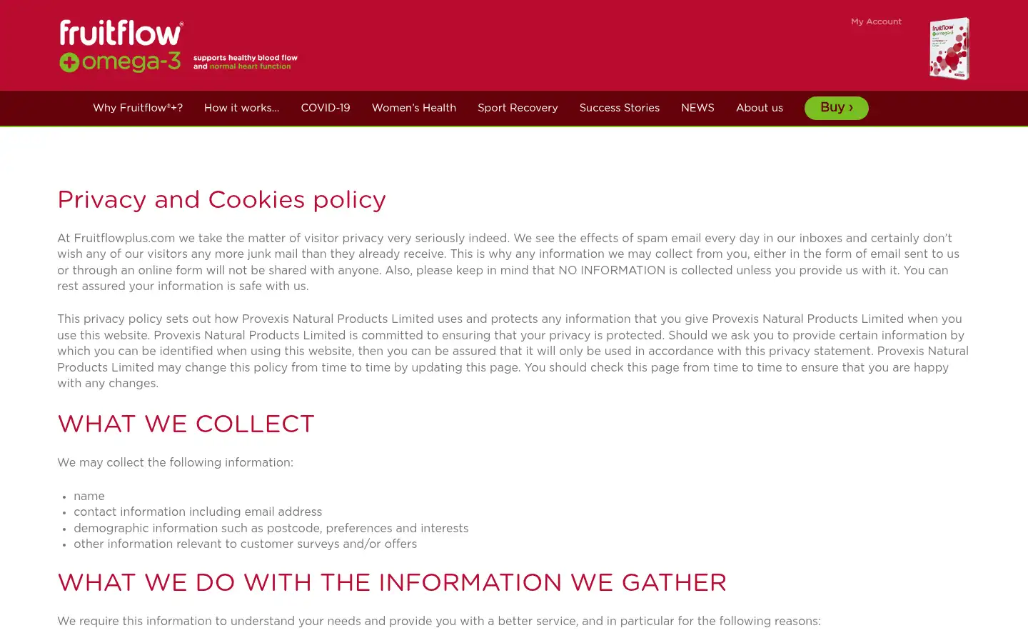 Screenshot of fruitflowplus.com