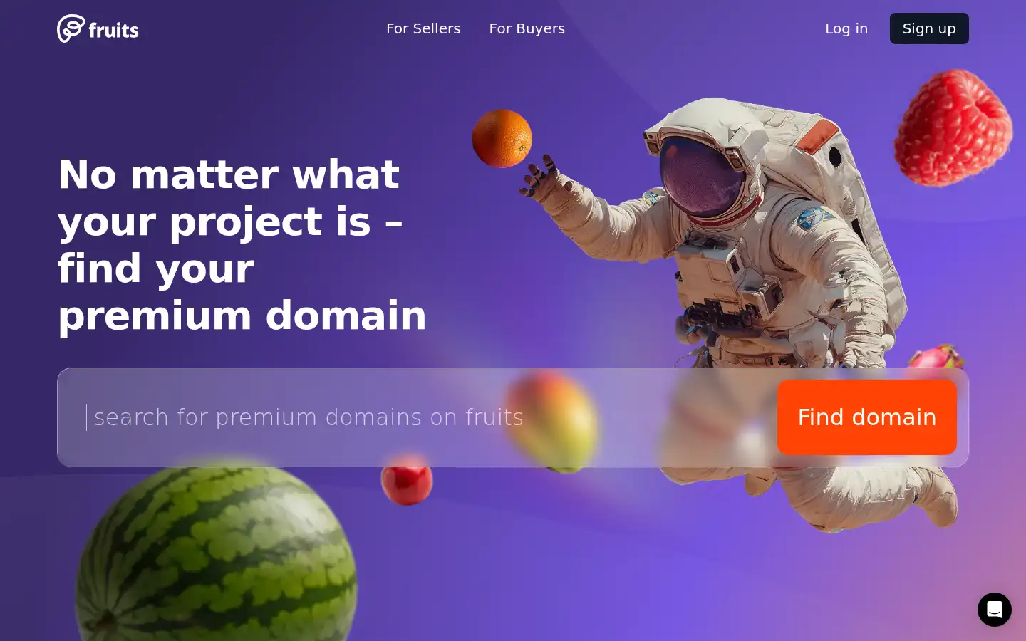 Screenshot of fruits.co