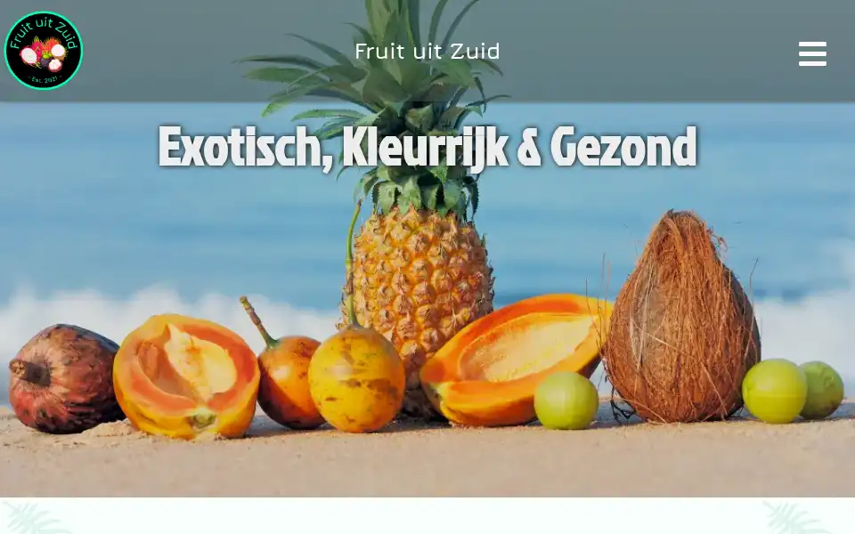 Screenshot of fruituitzuid.nl