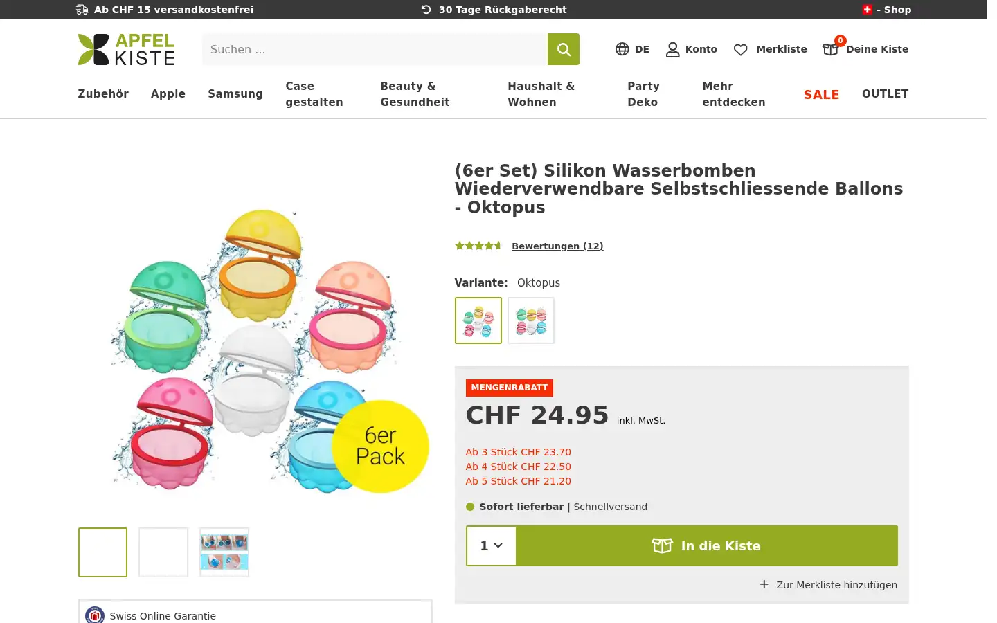 Screenshot of fruugoschweiz.ch