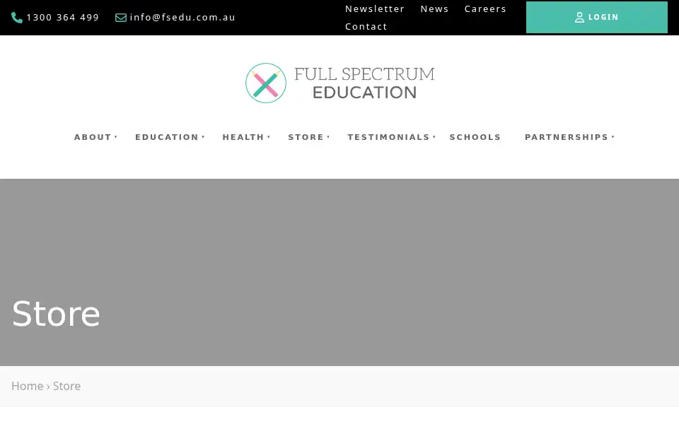 Screenshot of fsedu.com.au