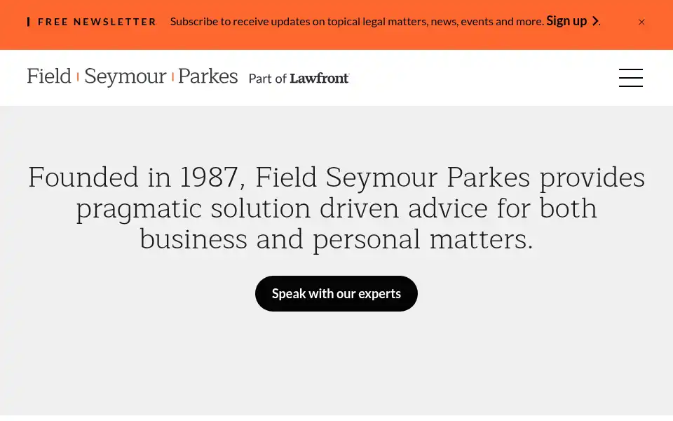 Screenshot of fsp-law.com