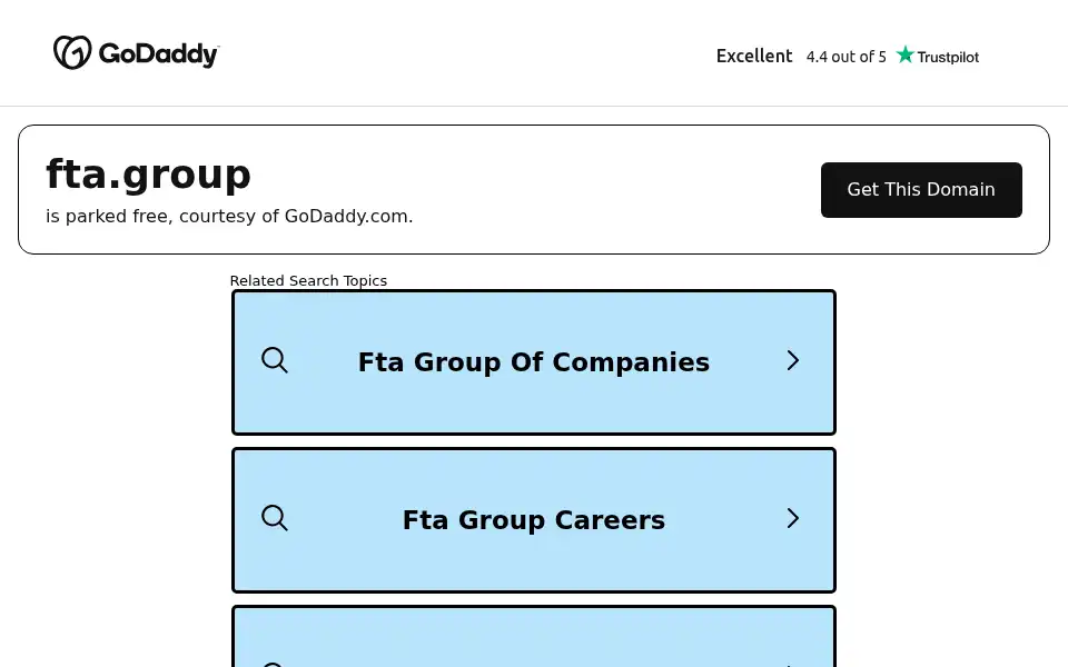 Screenshot of fta.group