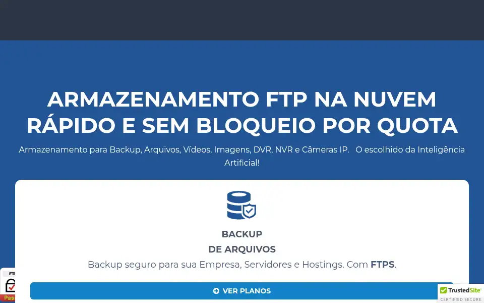 Screenshot of ftpcloud.com.br