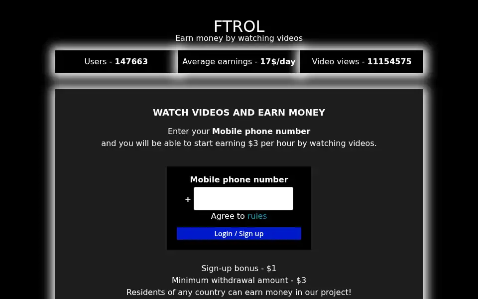 Screenshot of ftrol.pro
